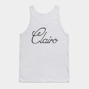 Clairo Merch Clairo Logo Tank Top